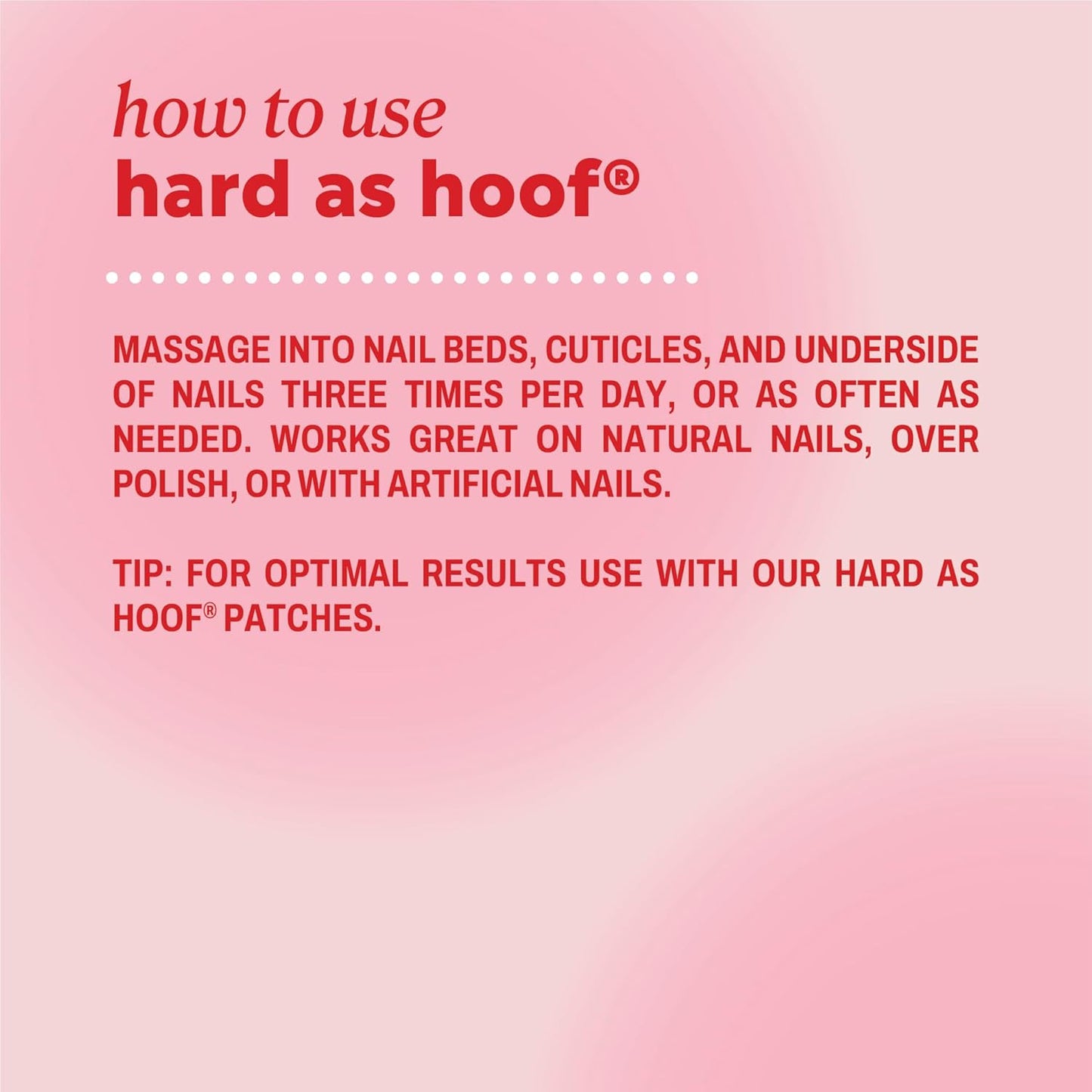 Onyx Professional Hard as Hoof Nail Strengthening Cream, Cherry Almond