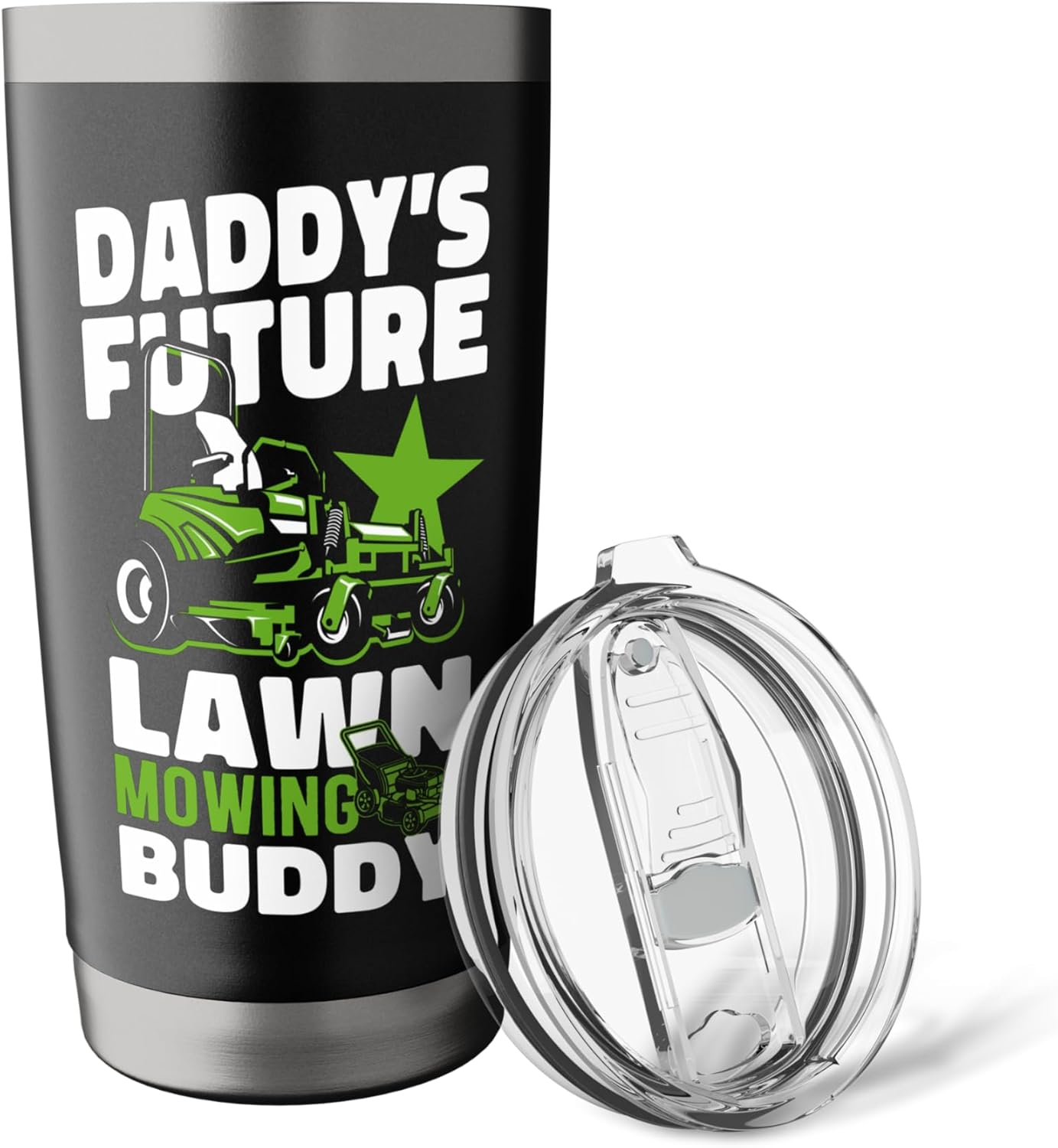 Lawn Mower Mowing Dad Father Landscaper Tractor Kid DaddyS Stainless Steel Insulated Tumbler
