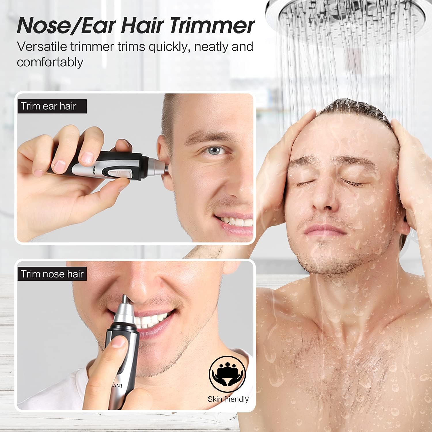 Ear and Nose Hair Trimmer Clipper - 2026 Professional Painless Eyebrow
