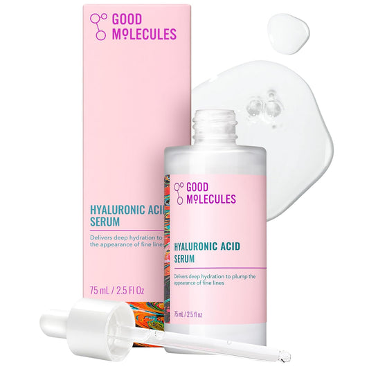 Good Molecules Hyaluronic Acid Serum - 1% Hyaluronic Acid Non-Greasy U