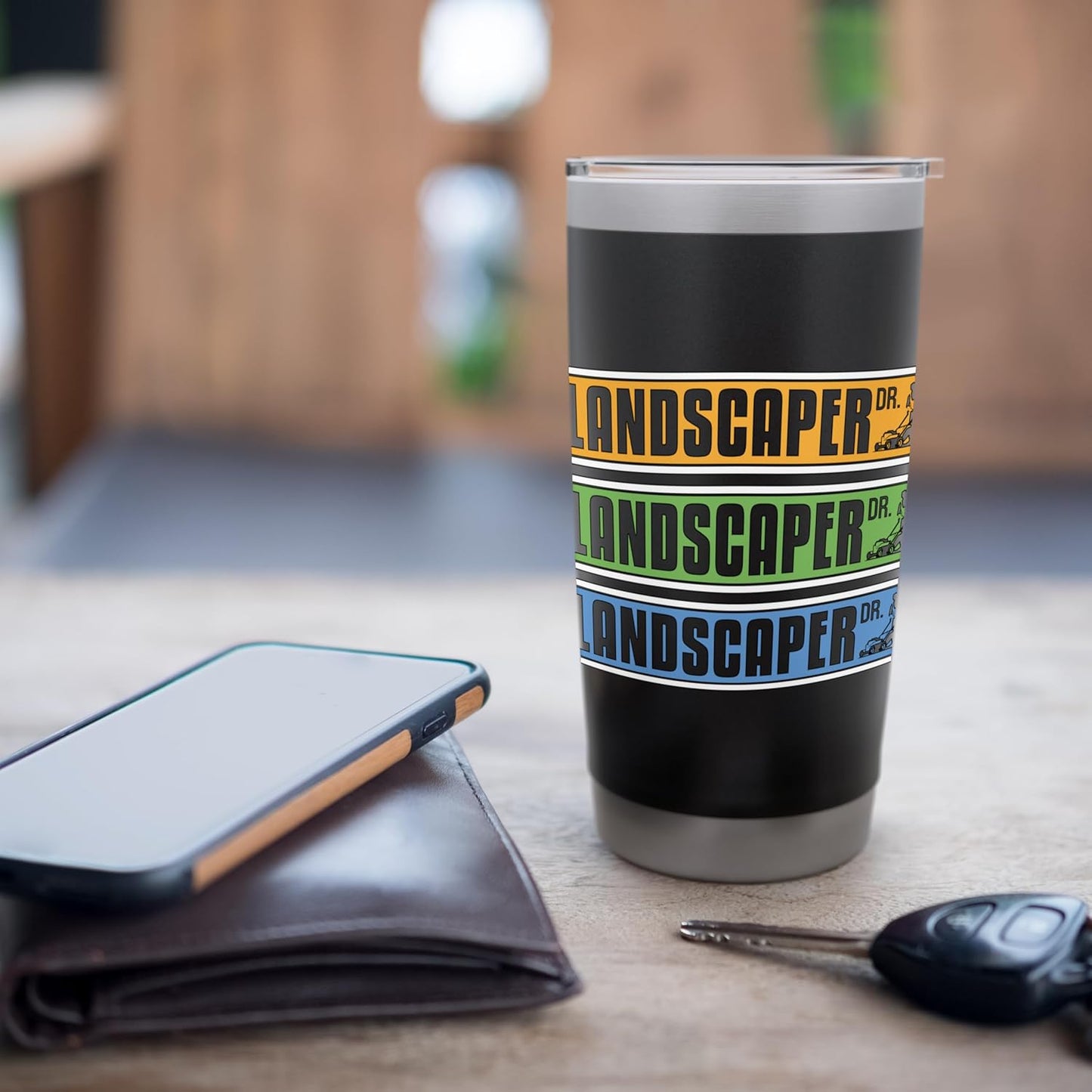Landscaper DR Landscaping Lawn Care Gardening Landscaper Stainless Steel Insulated Tumbler
