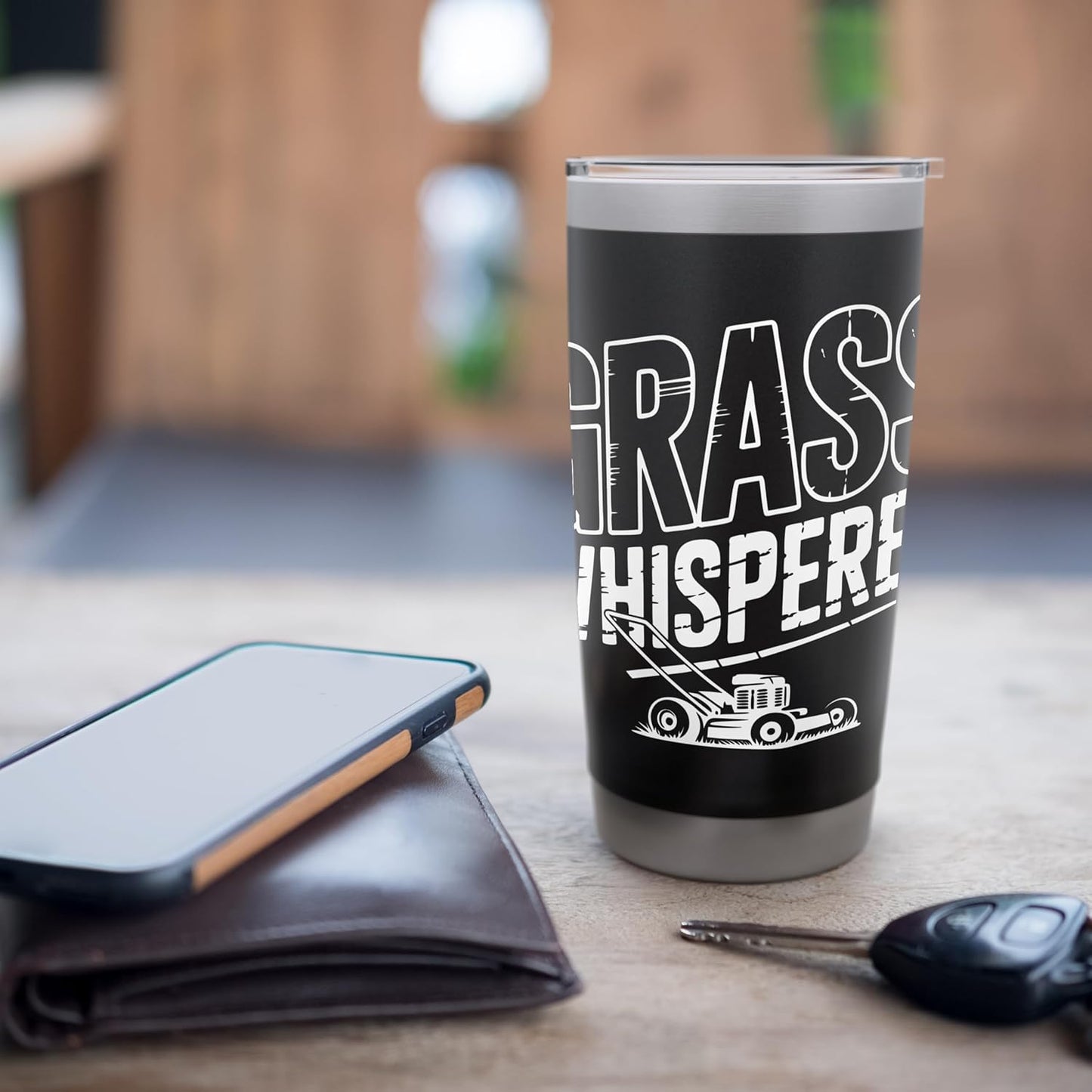 Lawn Mover Lawn Care Mowing Yard Stainless Steel Insulated Tumbler