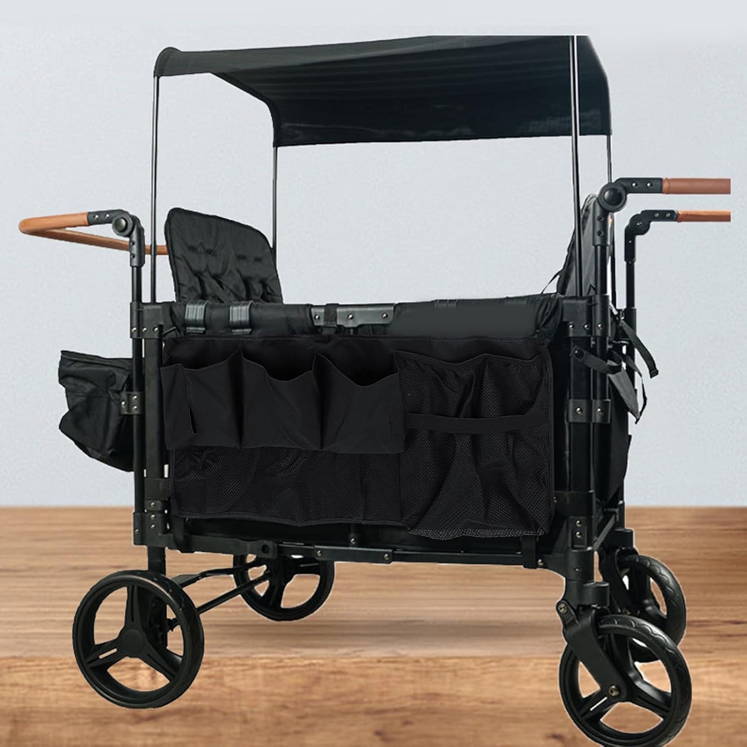 Folding Wagon Side Pocket, Oxford Cloth Stroller Wagon Cargo Net Side 