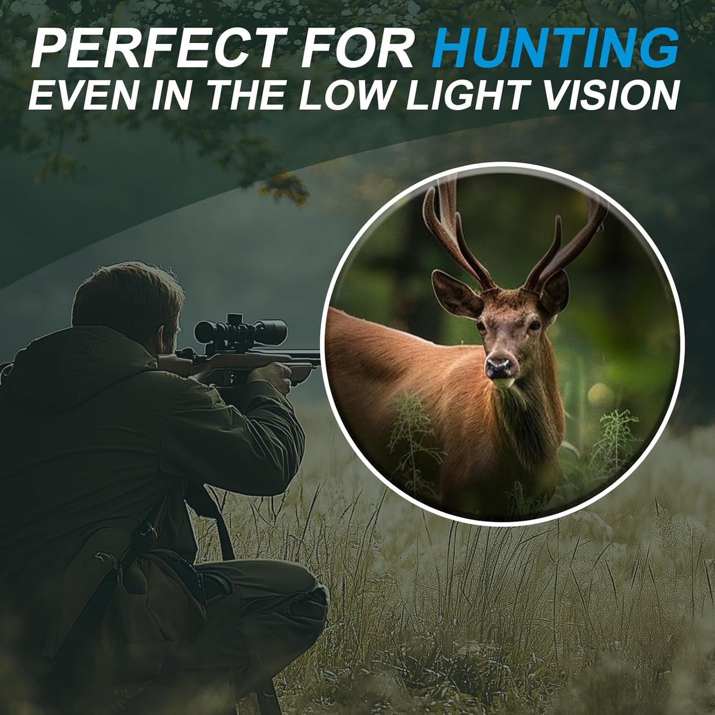 10x25 High Powered Binoculars for Adults - Wozel Compact Binoculars for Kids with Large View - Small Pocket Binoculars for Bird Watching Hunting Stargazing Cruise Ship Travel Hiking
