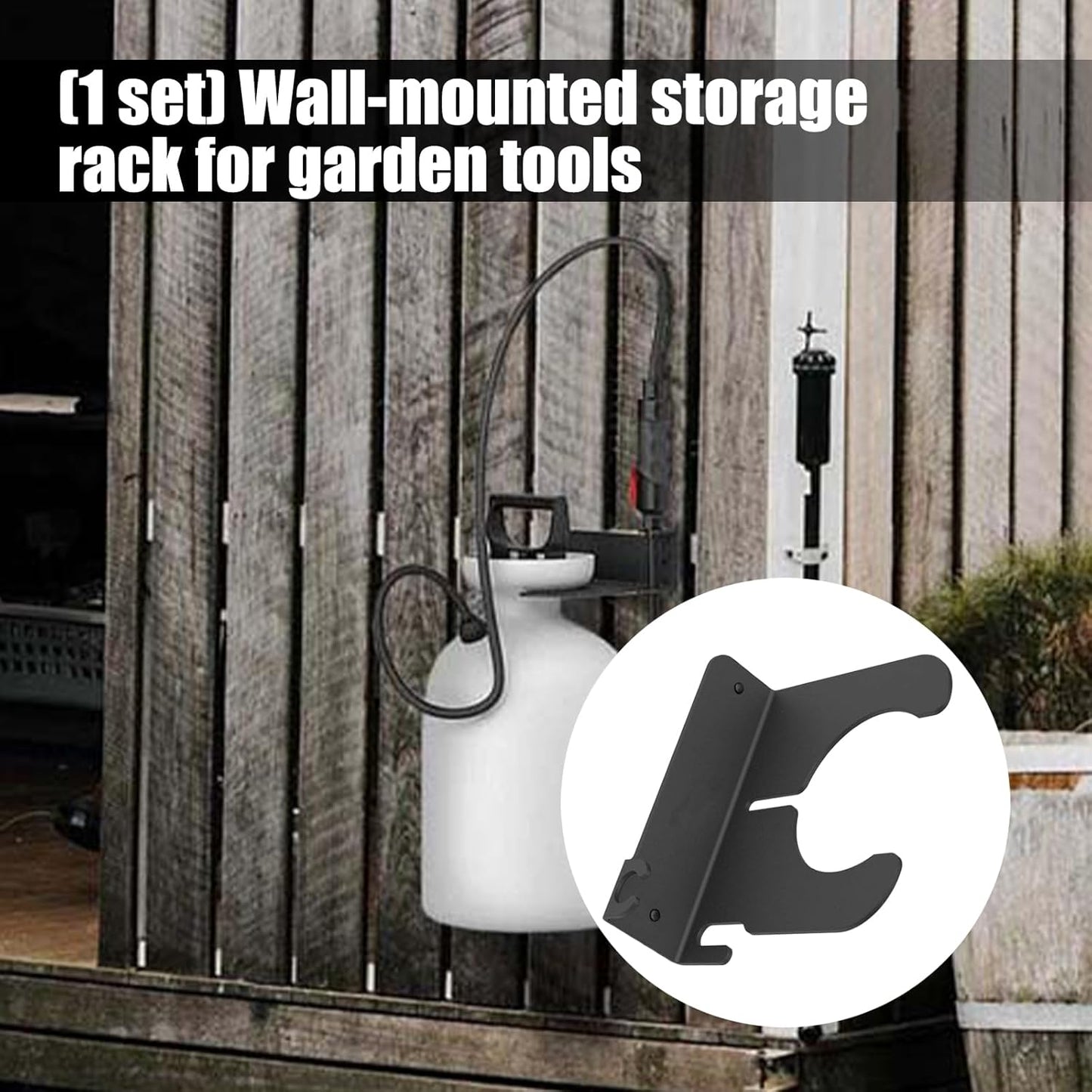 Screw On Wall Hook Garage Tool Storage Planner Heavy Duty Rack for Lad