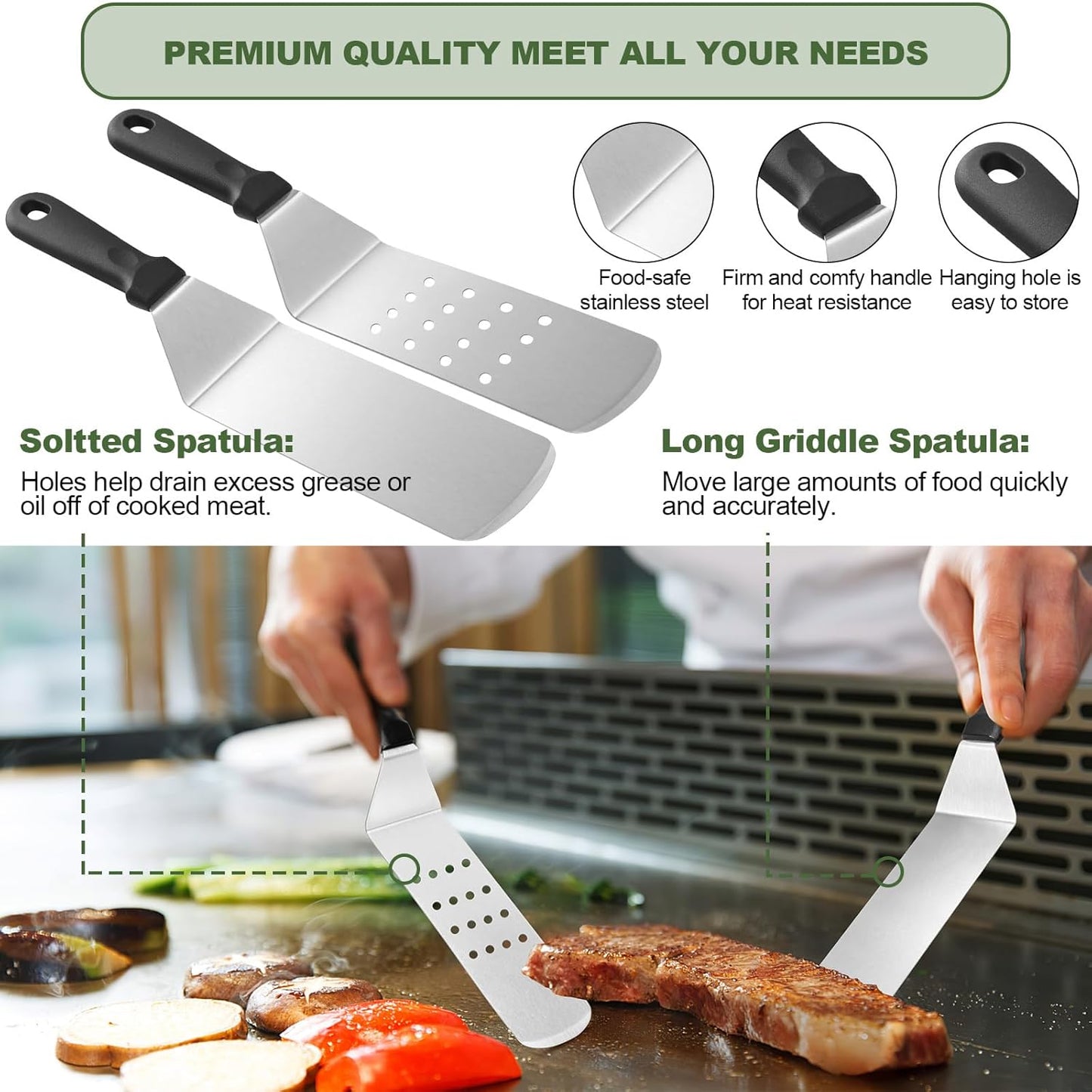 237pcs Griddle Accessories Kit for Blackstone, Perfect Flat Top Grilli