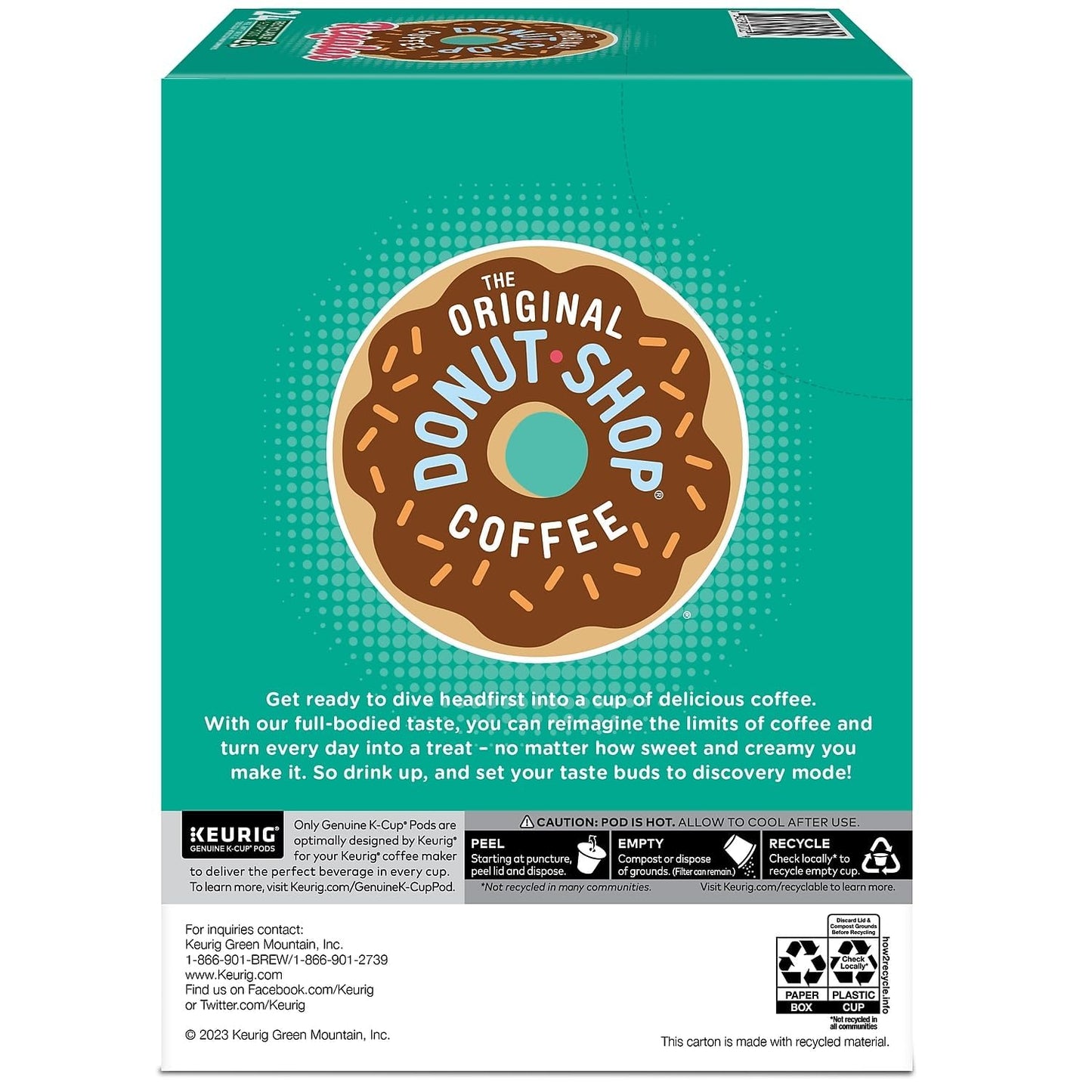 The Original Donut Shop Regular Keurig Single-Serve K-Cup Pods, Medium
