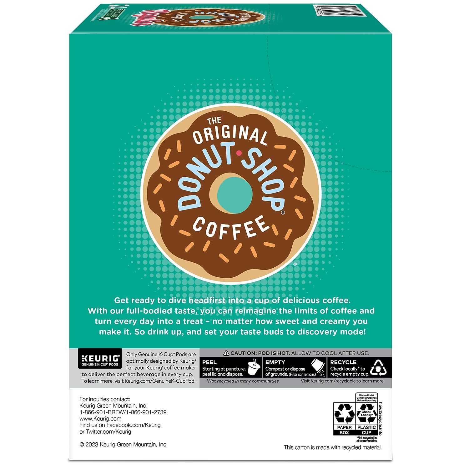 The Original Donut Shop Regular Keurig Single-Serve K-Cup Pods, Medium