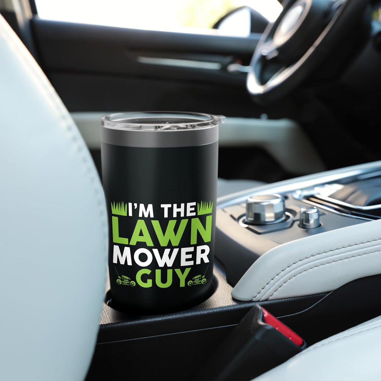 Lawn Mowing Shirt Lawn Mower Men Lawn Care Lawnmower Stainless Steel Insulated Tumbler