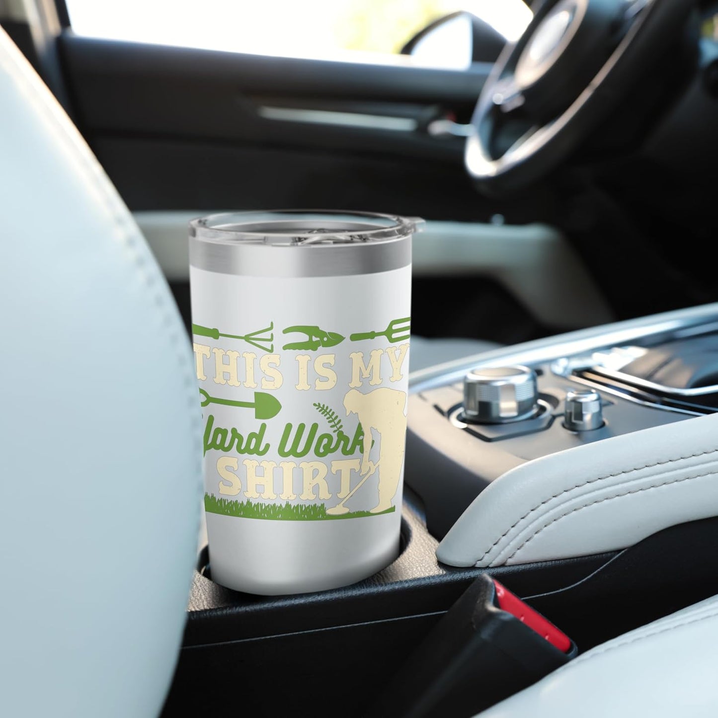 This Is My Yard Work Lawn Care Gardening Funny Stainless Steel Insulated Tumbler