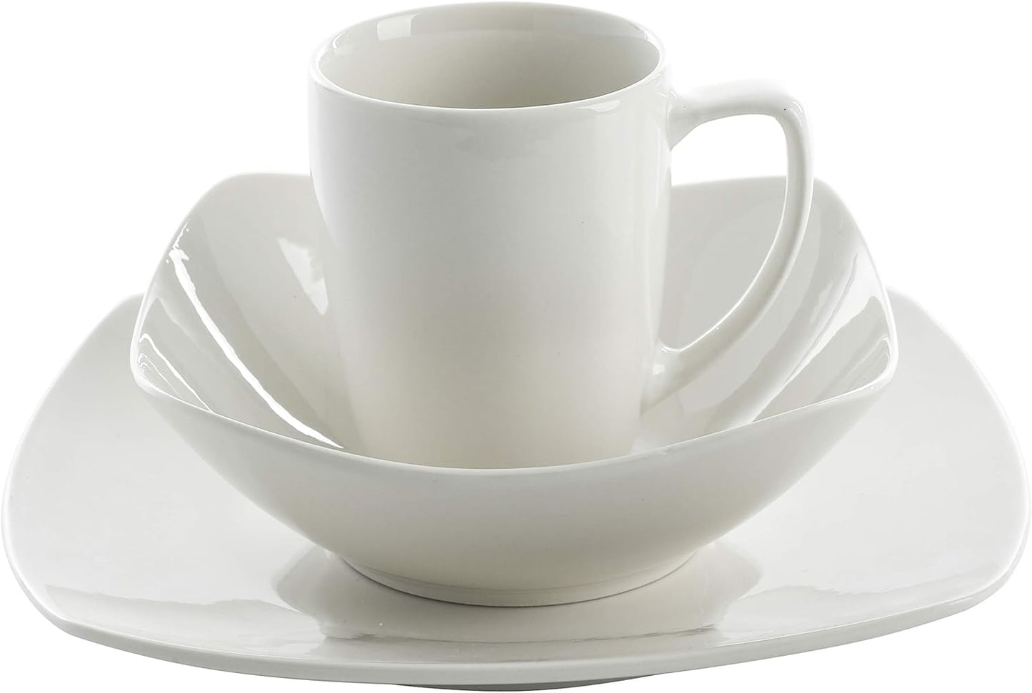 Gibson Home Amelia Court Porcelain Chip and Scratch Resistant Dinnerwa