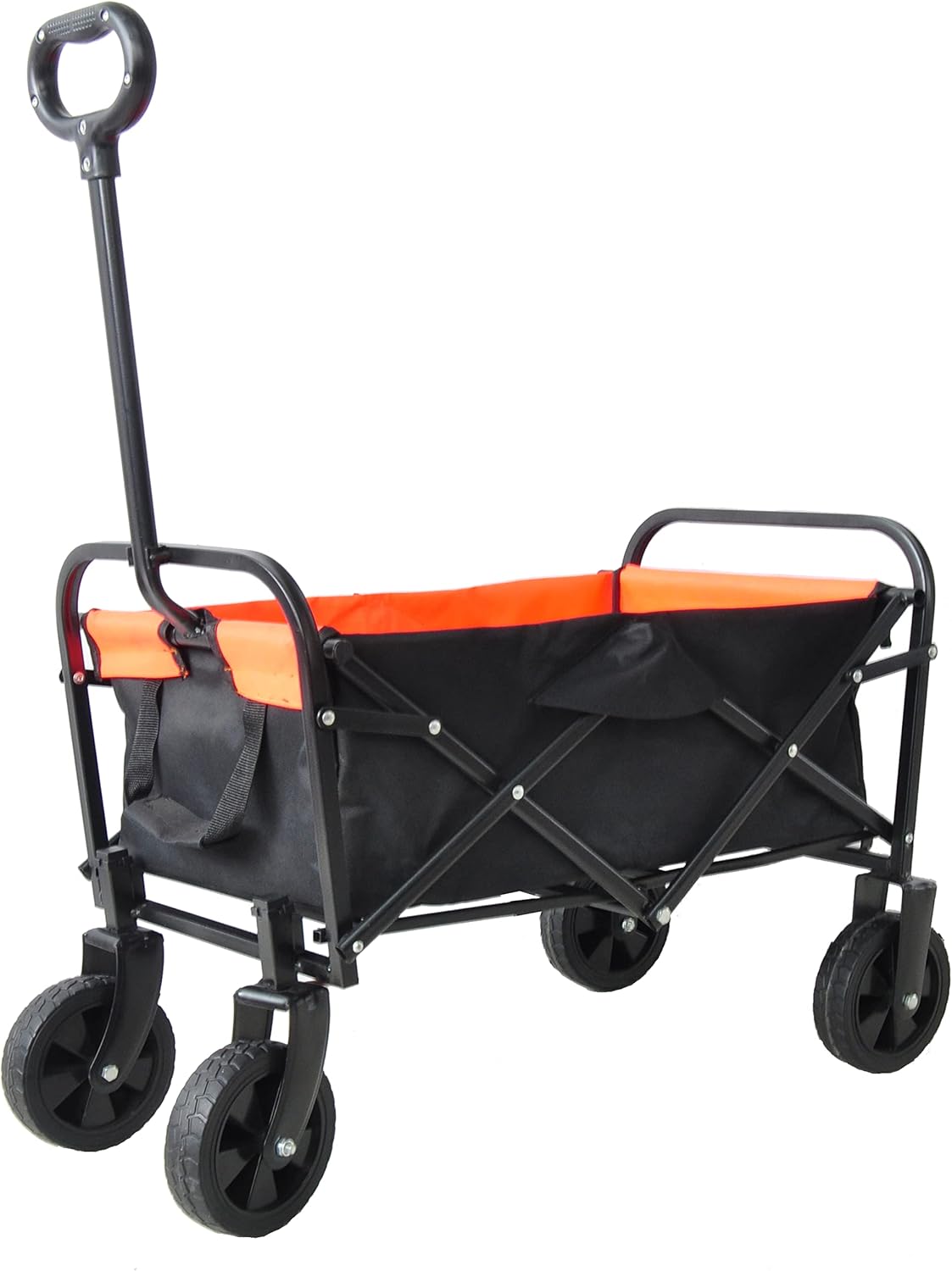 Foldable Wagon 150 Lbs Capacity Outdoor Camping Beach Cart Steel Frame