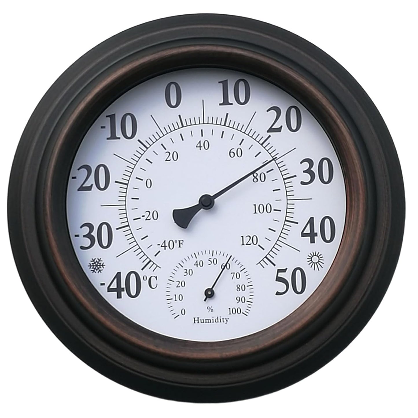 Convenient Thermometer Humidity Meter Vertical Thermometer Hygrometer 