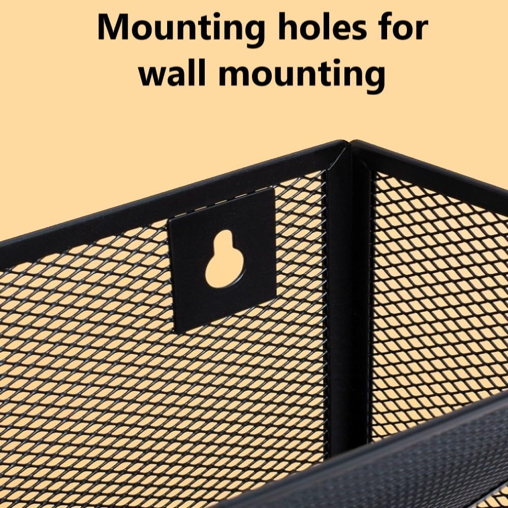 Kuntine.B Wall File Organizer Office Hanging Magazine Holder Wall File