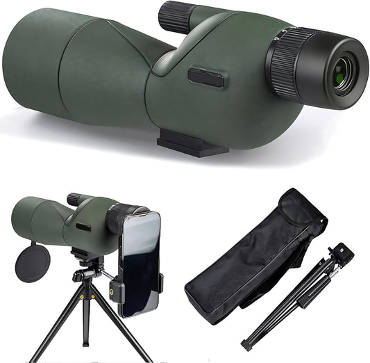 25-75x60 Spotting Scopes with Tripod Carrying Bag Phone Adapter Straig