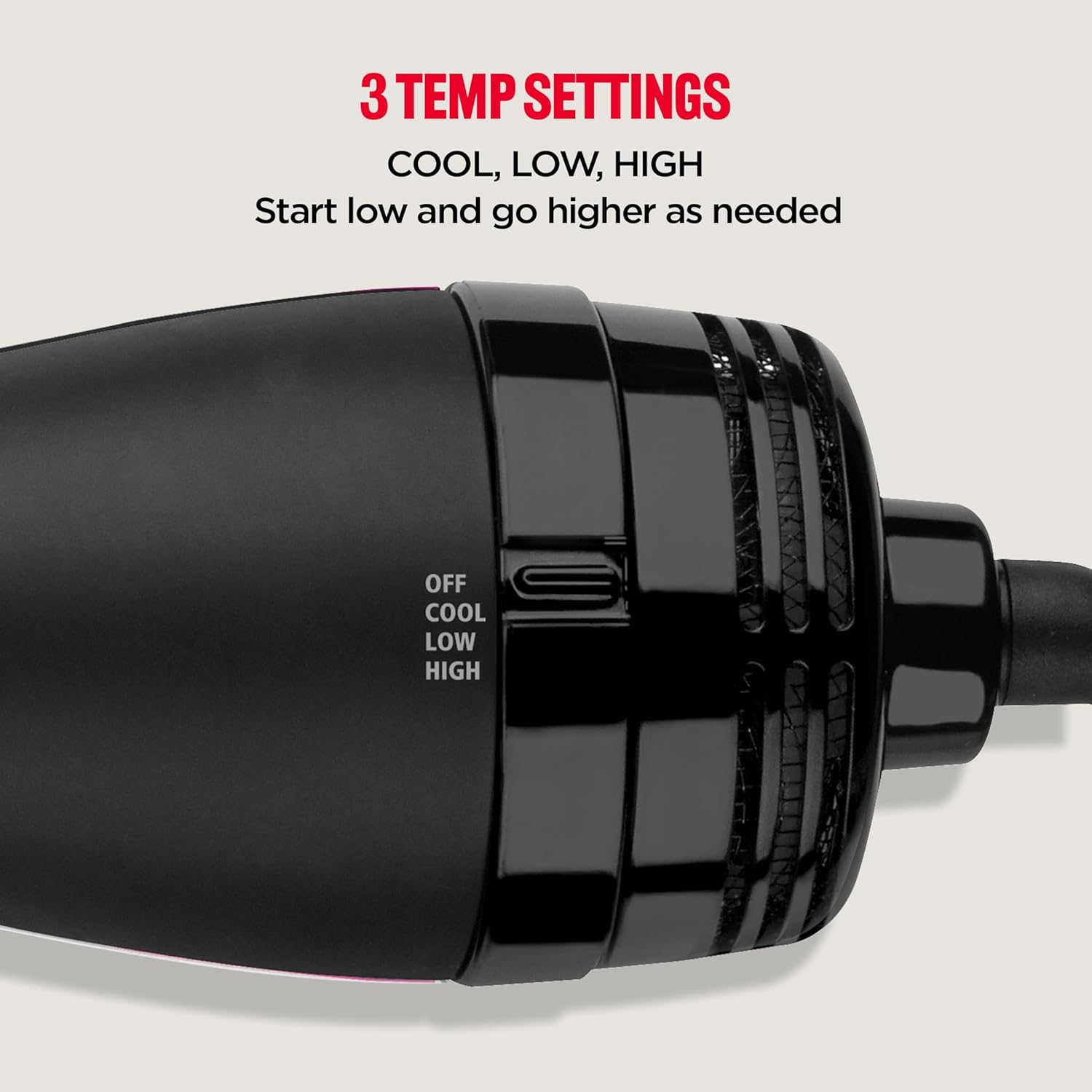REVLON One-Step Volumizer, Blow Dryer Brush for Easy Salon-Style Blowo