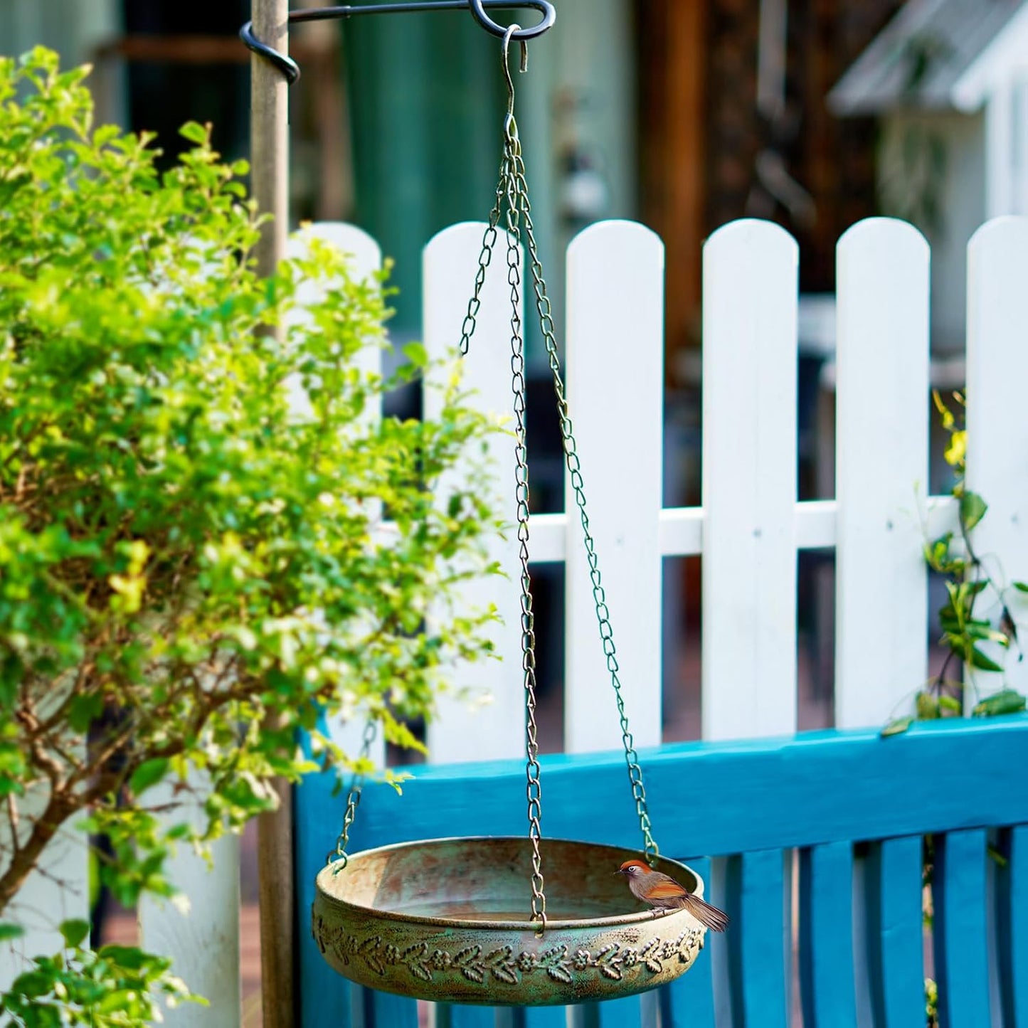 Hanging Bird Baths for Outdoors, Outdoor Bird Bath, Metal Bird Feeder,