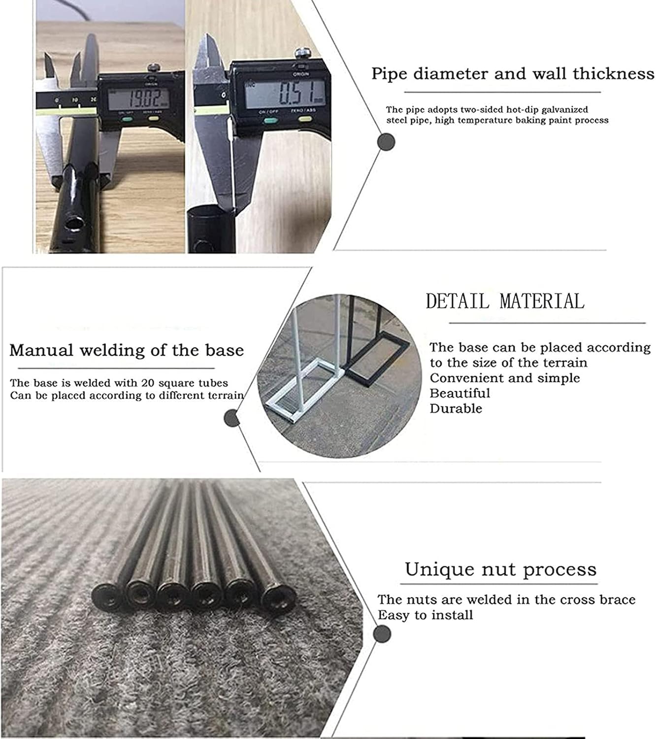 Heavy Duty Metal Garden Arch for Climbing Plants & Roses - Sturdy Outdoor Trellis Arbour for Weddings & Events, 350x220cm (137.8x86.6in)