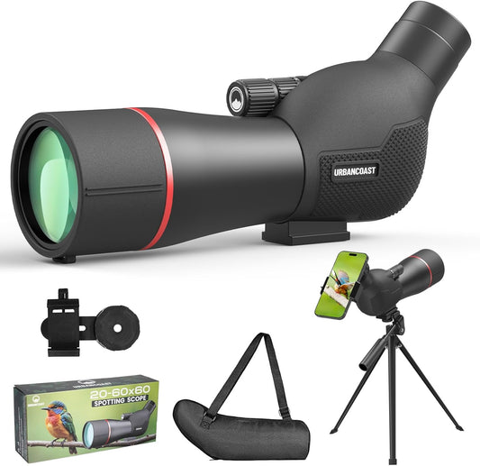 Spotting Scope 20-60x60mm - Waterproof IPX7 Spotter Scope with Phone A