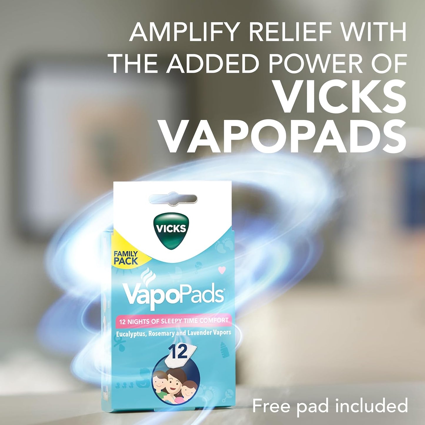 Vicks Humidifier 3-in-1 SleepyTime Cool Mist Humidifier for Baby & Kid