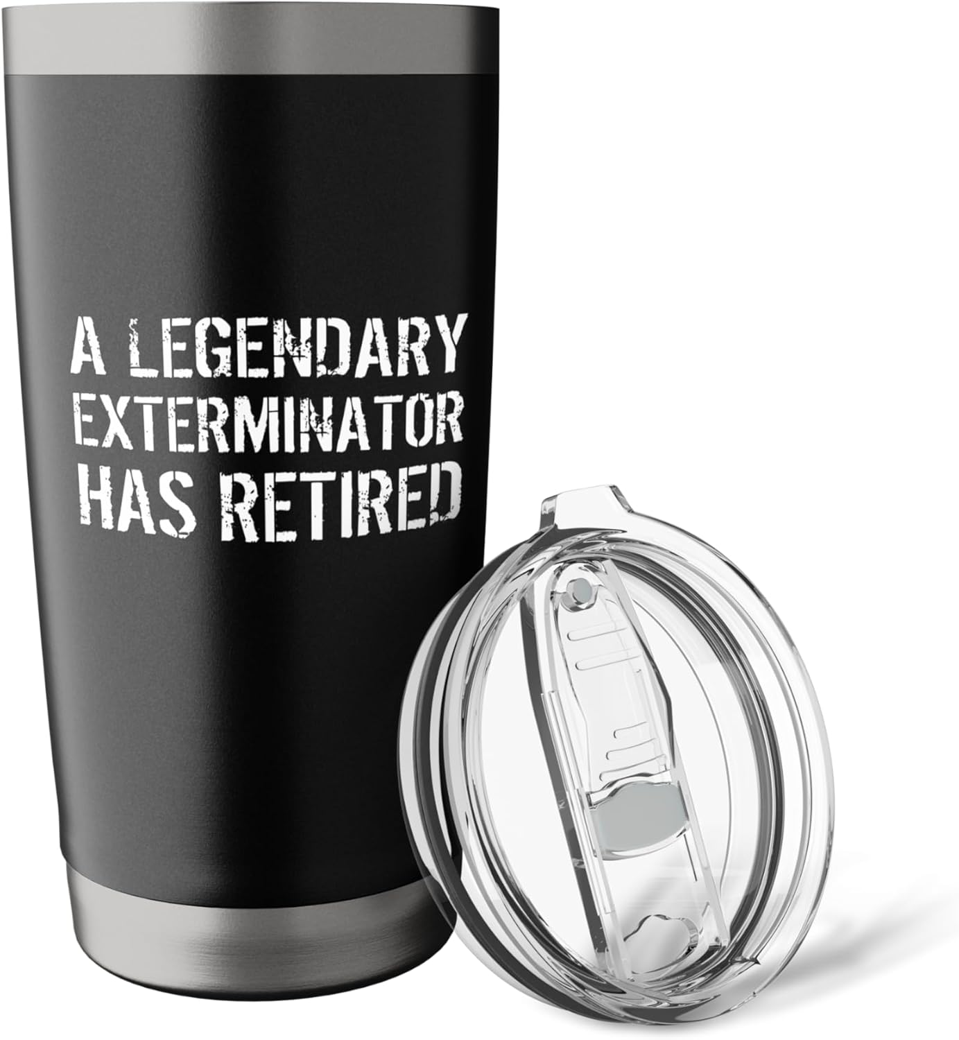 A Legendary Exterminator Has Retired Pest Control Retirement Stainless Steel Insulated Tumbler