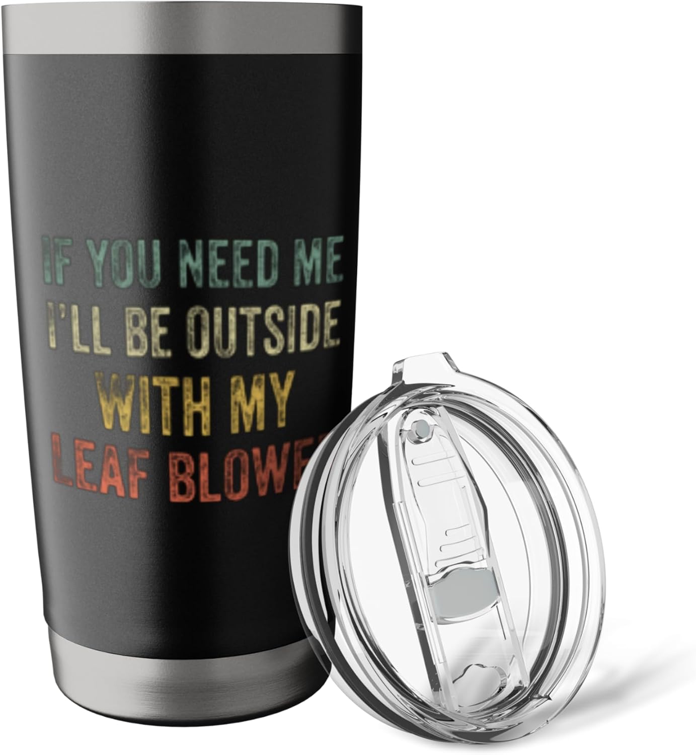 Leaf Blowing Yard Care Dad Mower Lawn Work Landscaping Stainless Steel Insulated Tumbler
