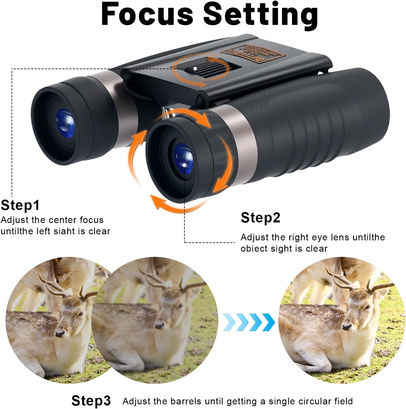12×29 Compact Binoculars for Adults High Powered Small Size and Portab