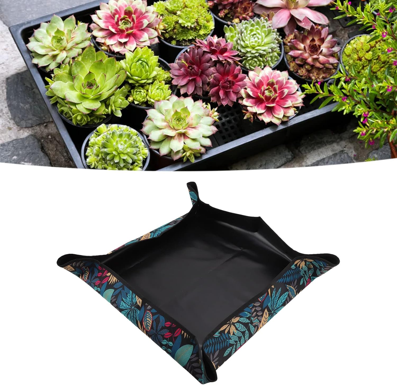 ZJchao Plants Transplanting Mat Foldable Oxford Cloth Plant Repotting 