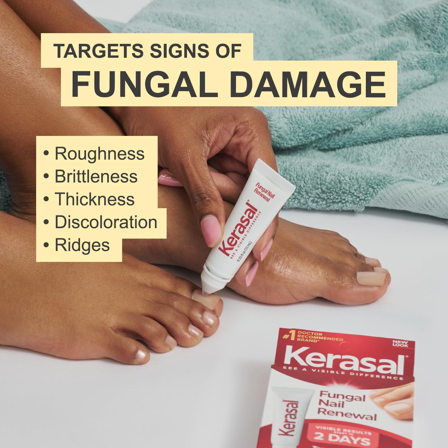 Kerasal Nail Fungus Extra Strength | Restorative Nail Repair for Damag