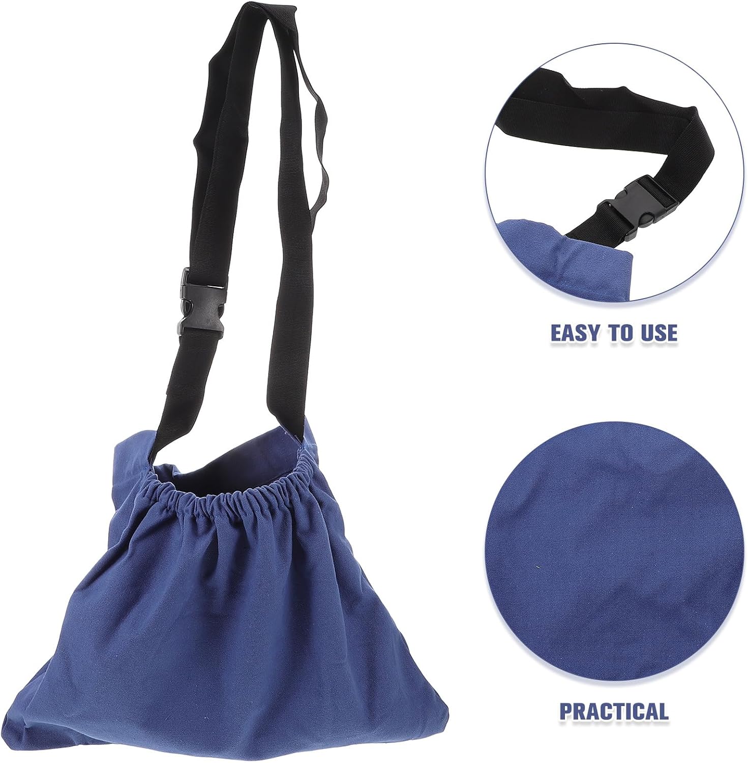 Milisten Gardening Fruit Picking Apron Bag with Waist Strap, Outdoor B