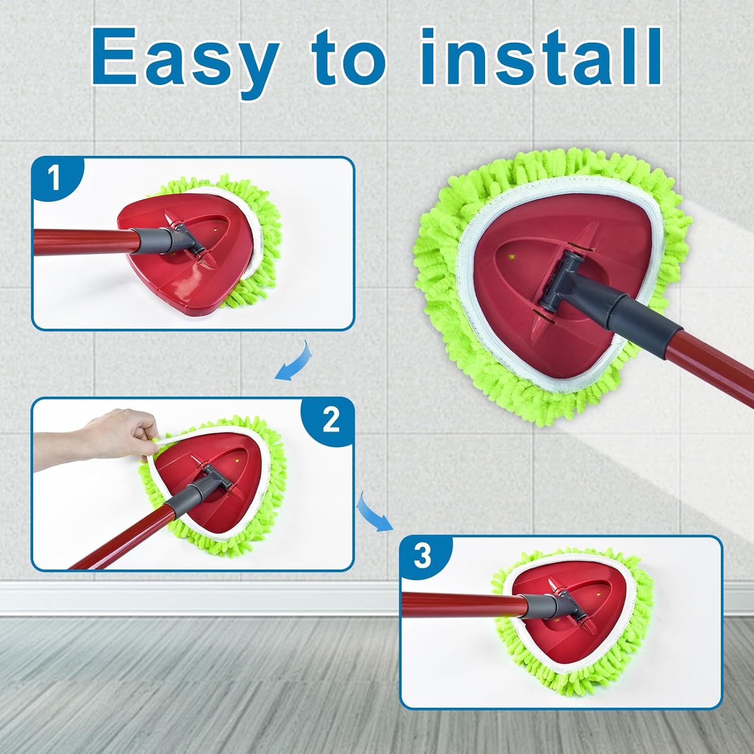 Mop Replace Head for O Cedar, Spin Mop Heads Replacements for Ocedar E