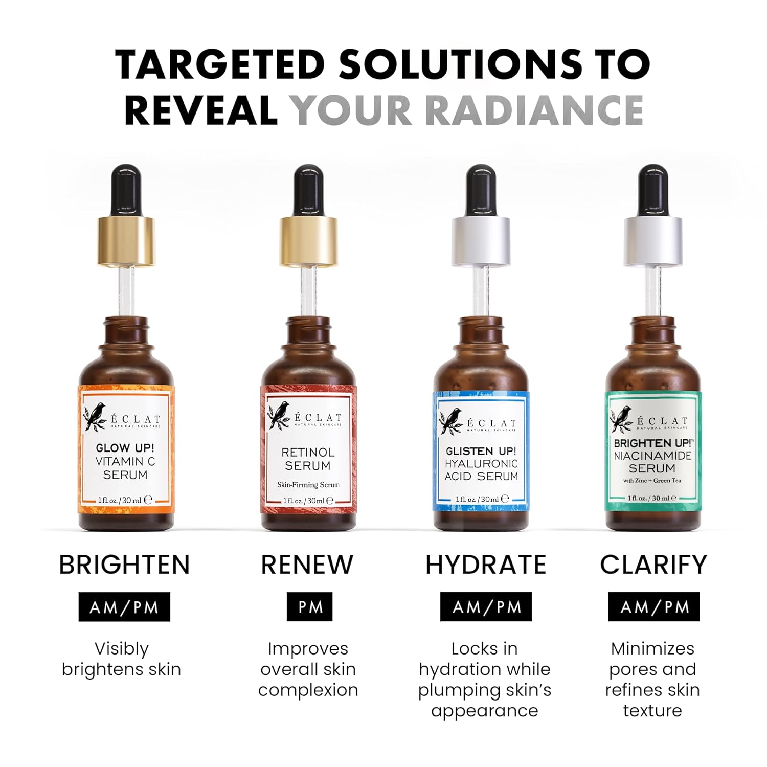 Eclat Skincare Vitamin C Serum - Skin Care for Dark Spots, Vitamin C S