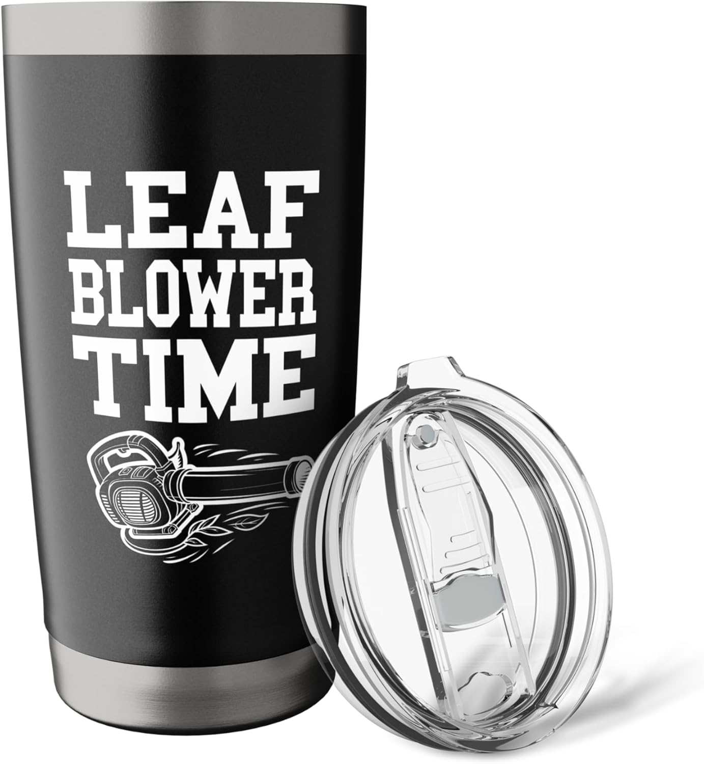 Leaf Blower Time Shirt Men Men Funny Lawn Care Yardwork Stainless Steel Insulated Tumbler