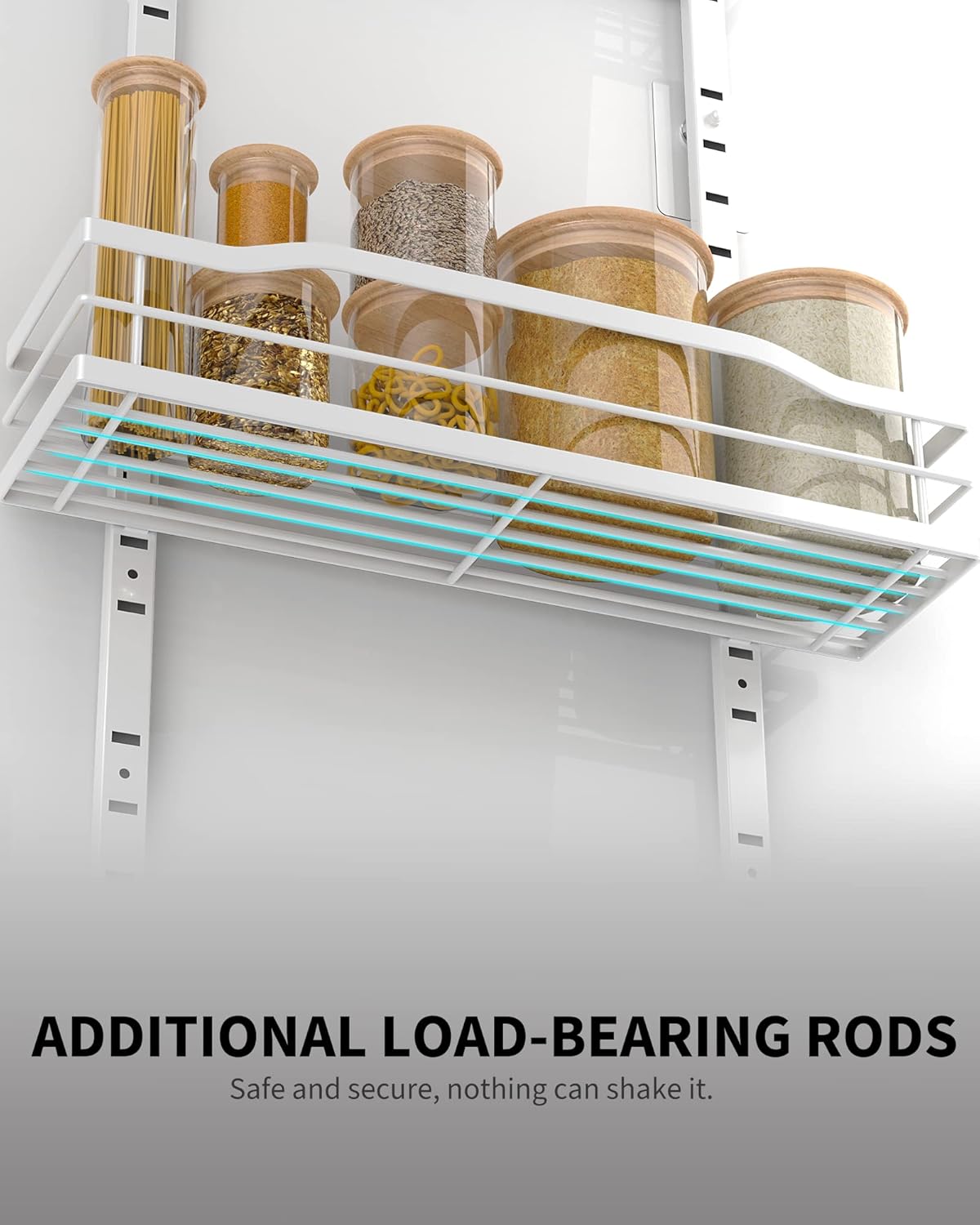 Moforoco White 9-Tier Over The Door Pantry Organizer, Pantry Organizat