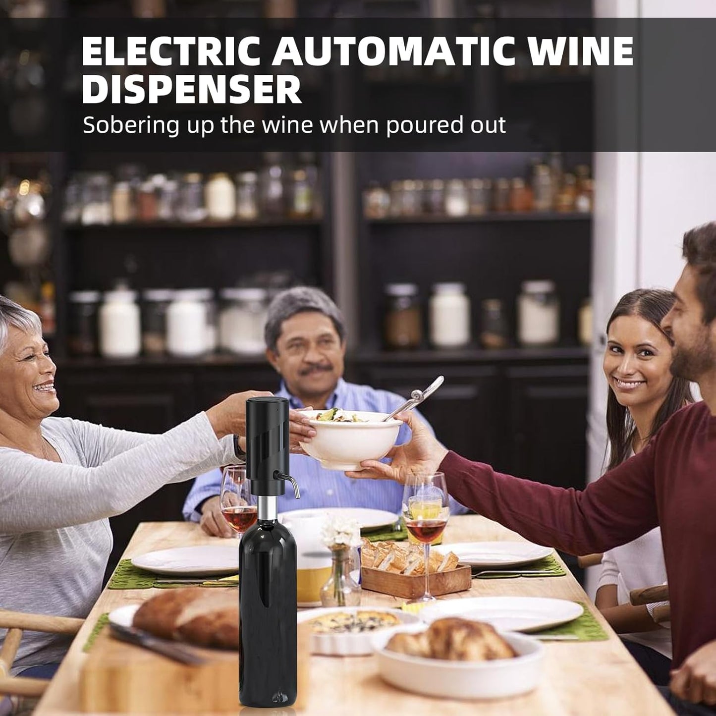 Wine Aerator Electric Wine Decanter Automatic Wine Aerator, Wine Dispe
