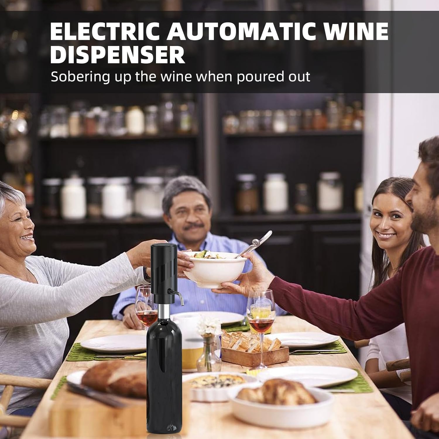 Wine Aerator Electric Wine Decanter Automatic Wine Aerator, Wine Dispe