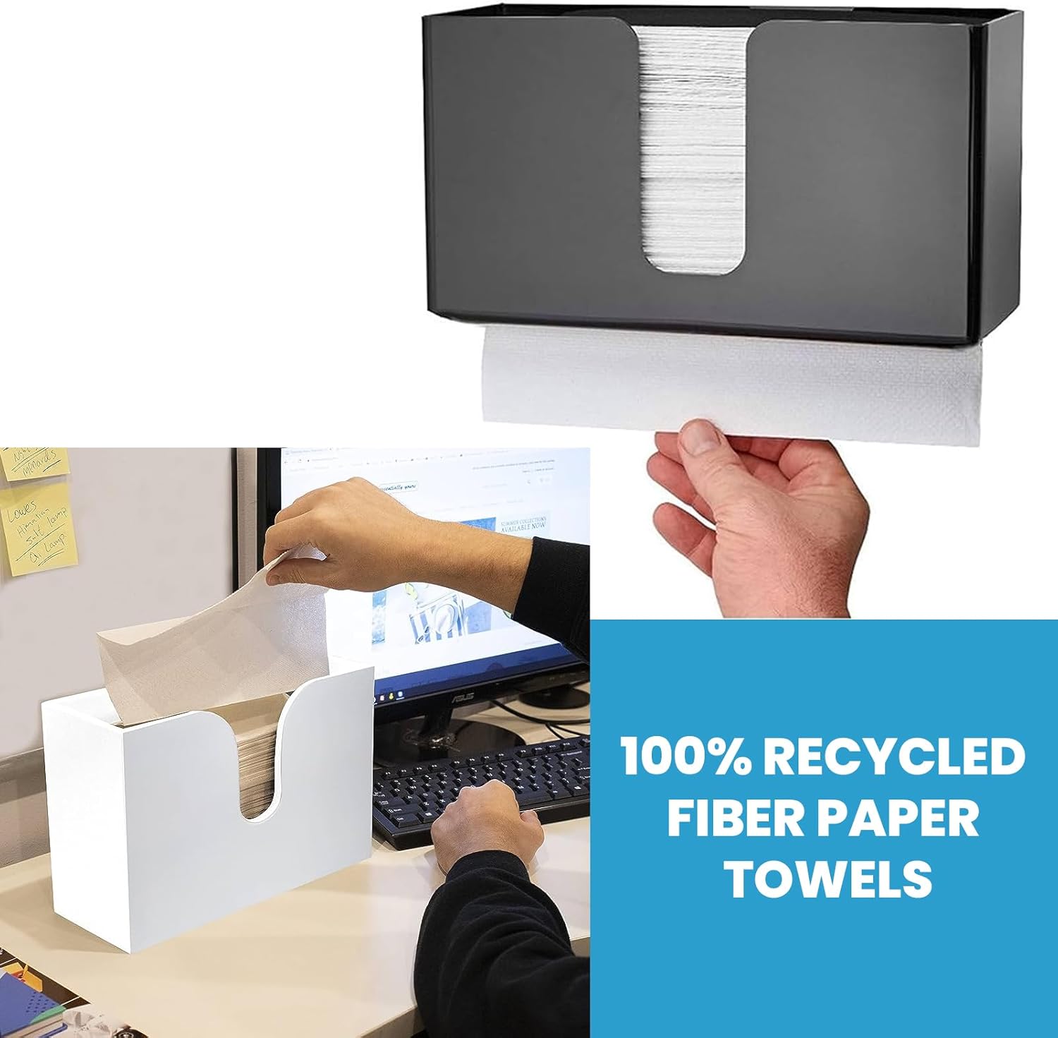Perfect Stix - White MultiFold Paper Towels- Pack of 2-250ct. Total 50