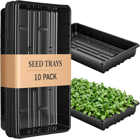 10 Plant Growing Trays,Plant Tray, Seed Tray, Seedling Tray, Propagati