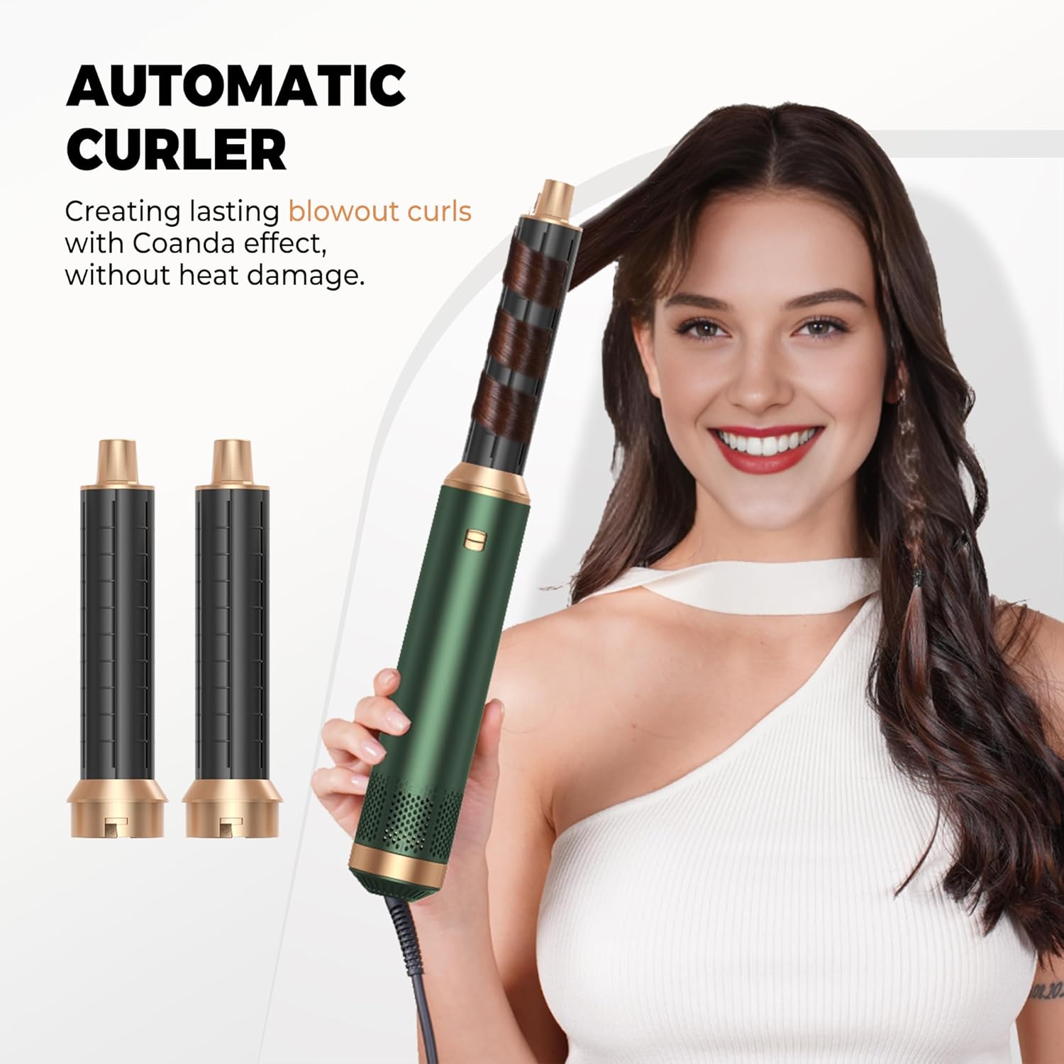 5 in 1 Blow Dryer Brush, Upgrade Hair Dryer Brush Set Negative Ion Air