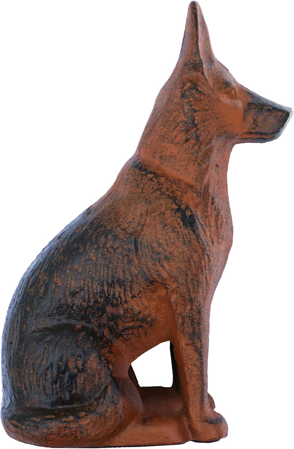 Lulu Decor, Cast Iron Dog Statue Dog Stopper, Weighs 4.2 lbs (German S