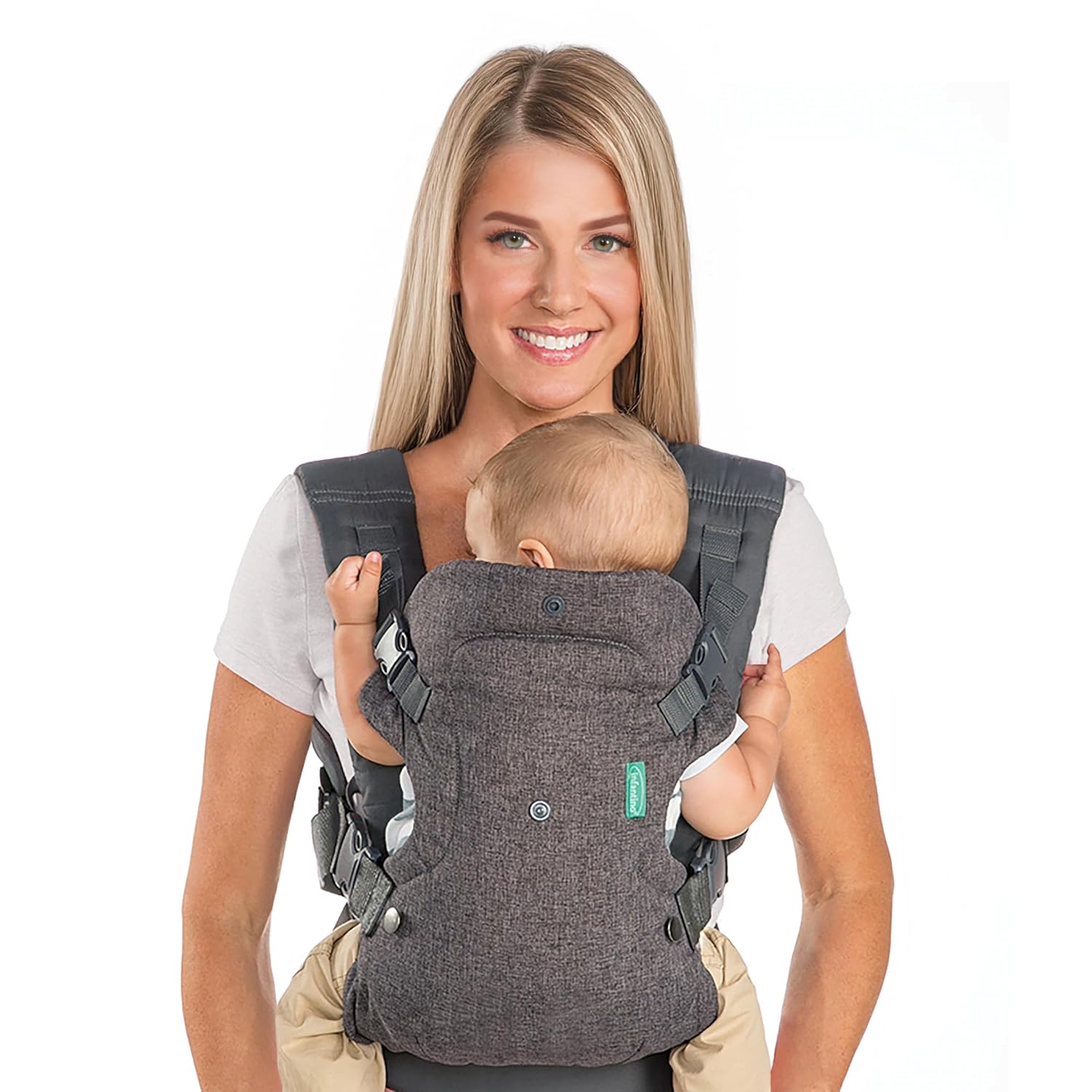 Infantino Flip 4-in-1 Convertible Baby Carrier, Adjustable, Ergonomic 