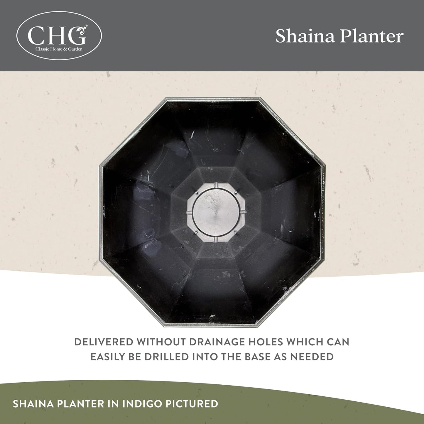Classic Home and Garden Shaina Planting Pots - Lightweight Indoor & Ou