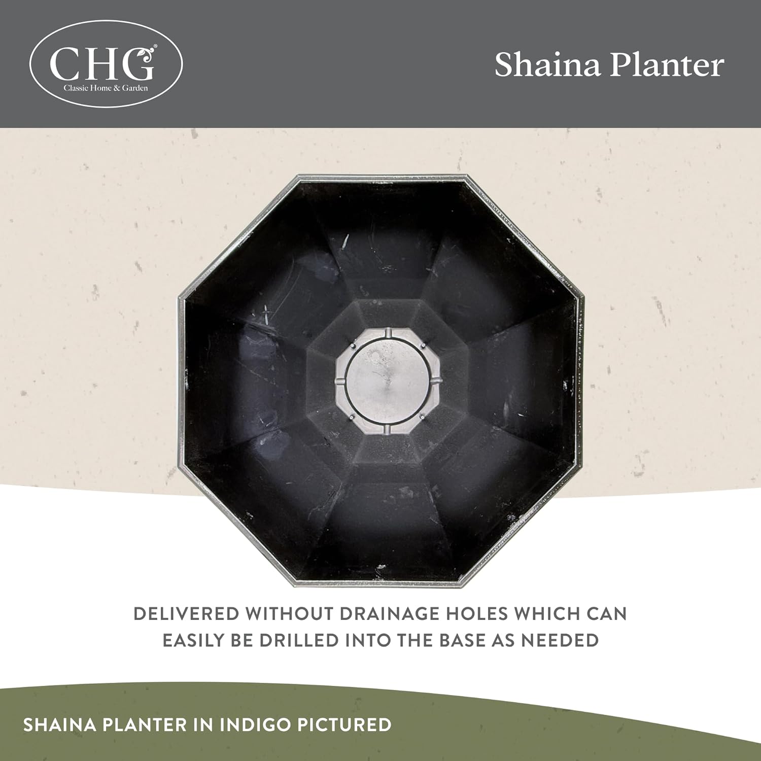 Classic Home and Garden Shaina Planting Pots - Lightweight Indoor & Ou