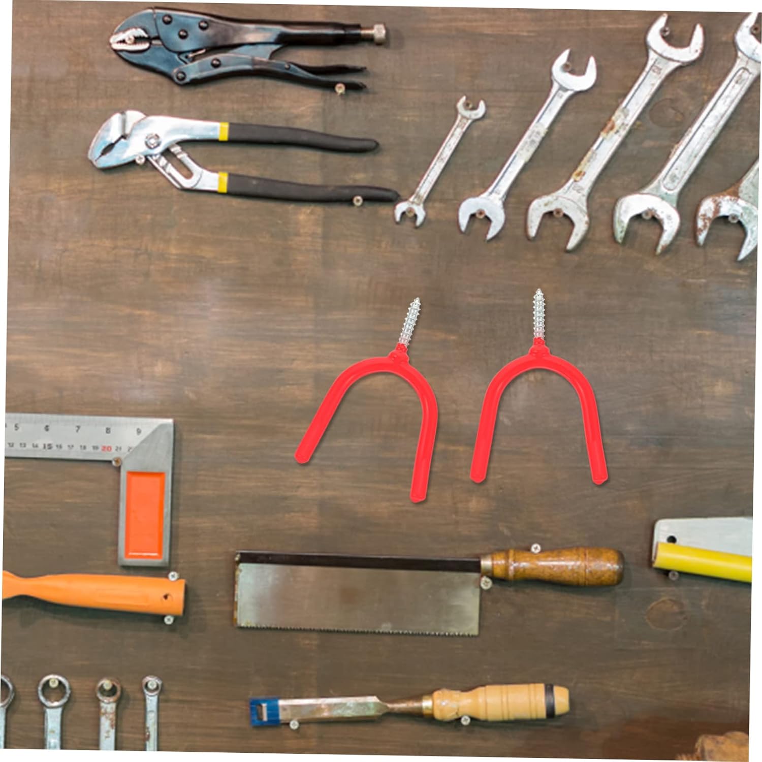 PRETYZOOM 16pcs Y-Shape Multi-Purpose Garage Hooks Heavy Duty Tool Han