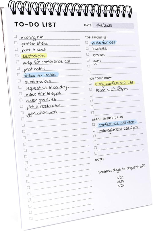 Of a Happy Kind To Do List Notepad: With Multiple Functional Sections 