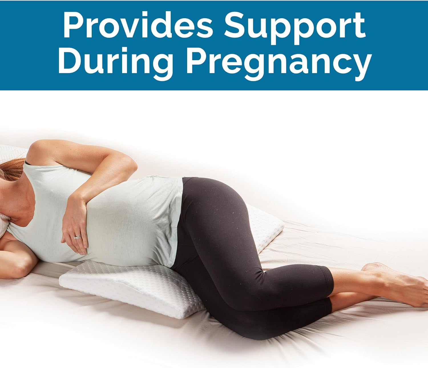 ComfiLife Lumbar Support Pillow for Sleeping Memory Foam Pillow for Ba