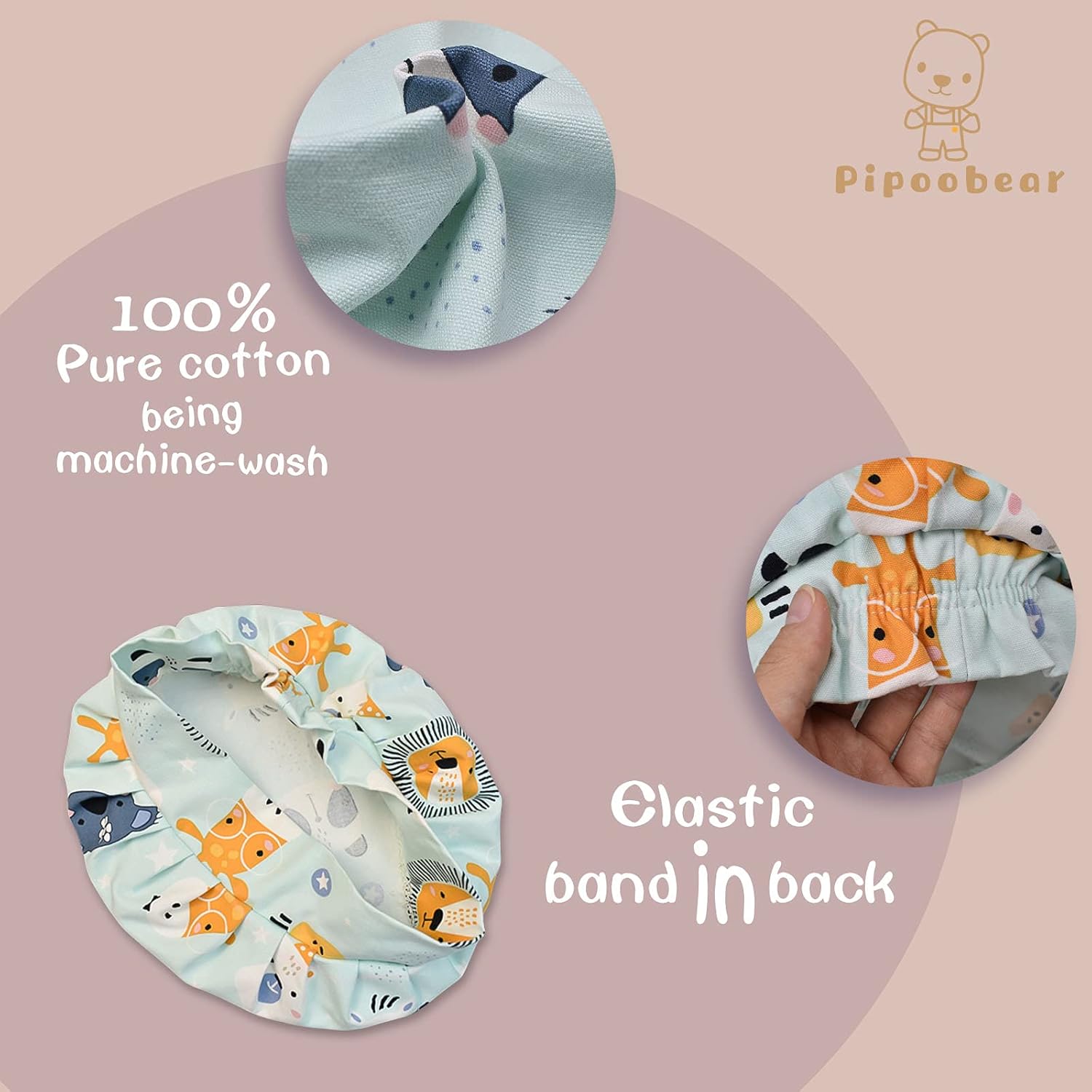 Kids Apron Adjustable Strap for Boys and Girls 100% Cotton, Toddler Ch