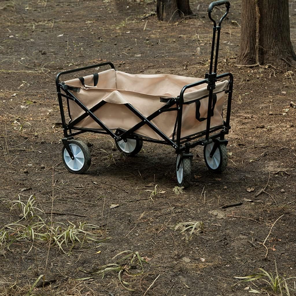 150KG Maximum Load Portable Folding Outdoor Trolley Camping Equipment Storage Cart(90 * 50 * 57cm)