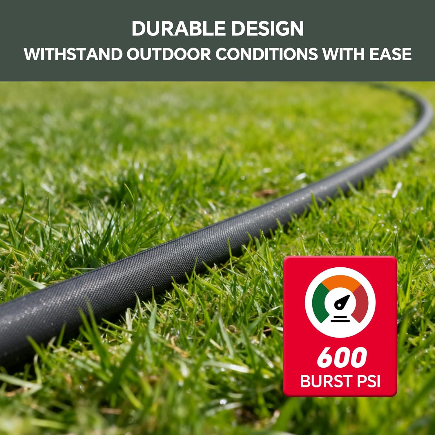 Garden Hose 100ft, Made of TPU(Not PVC), Ultra-Light & Flexible Water 