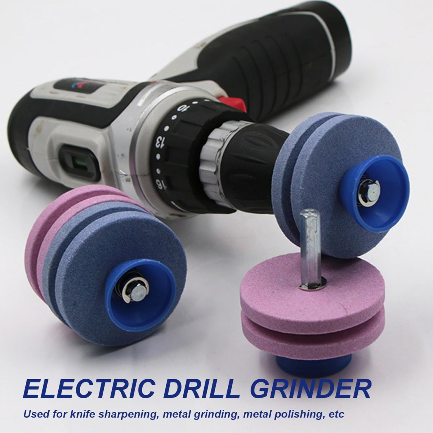 Garden Tool Sharpener, Four Layers Lawnmower Blade Sharpener, Grinding